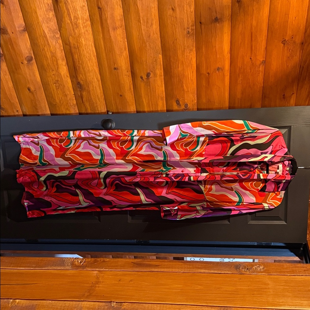 Anthropologie Multicolor Abstract Jumpsuit